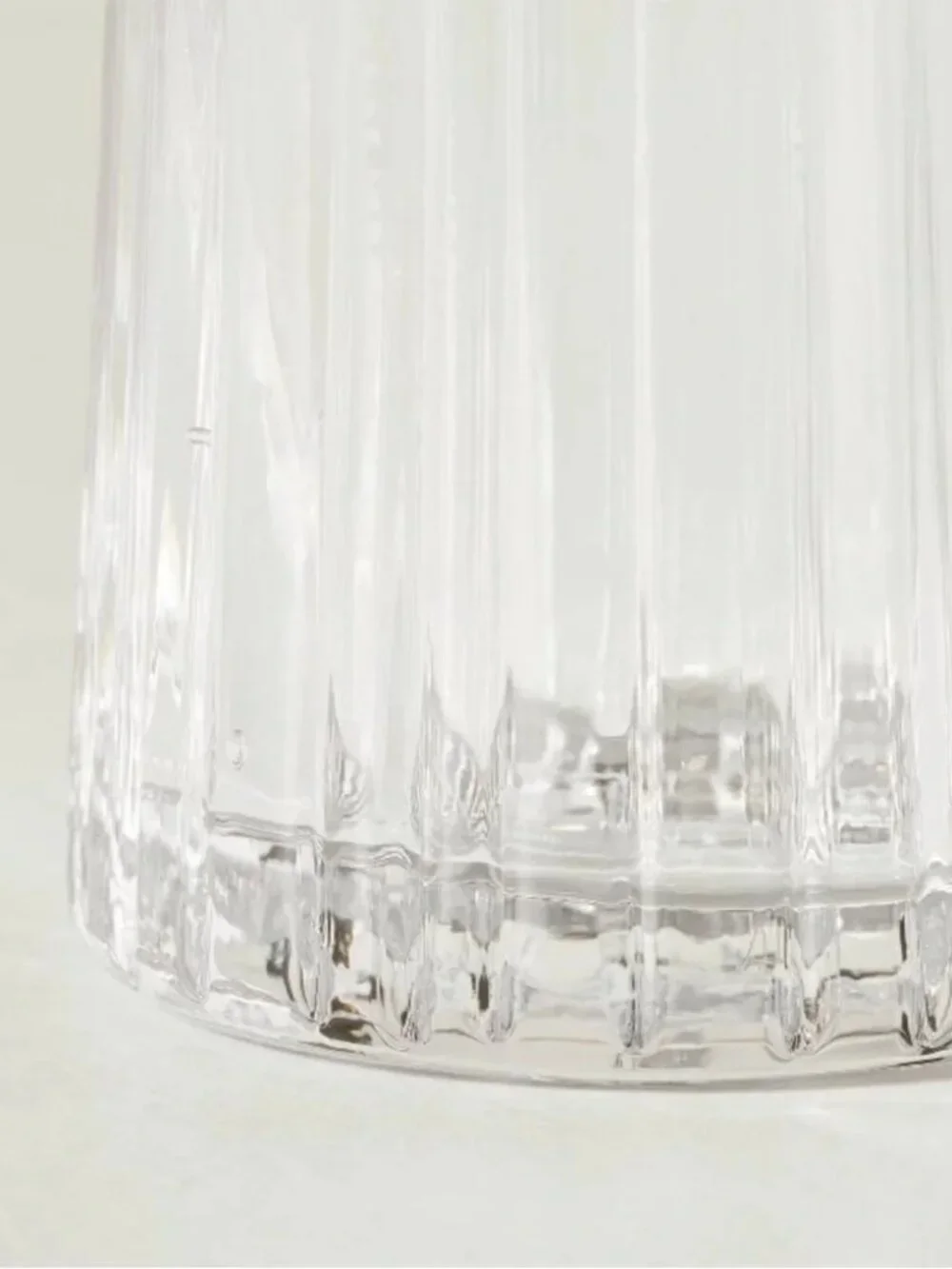 Hearth & Hand Fluted Clear Glass Oil & Vinegar Cruets/Pourer – NIB